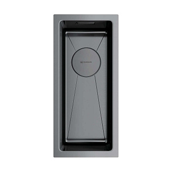 Мойка Omoikiri Taki 20-U/IF-GM нерж. сталь/вороненая сталь