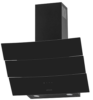 Наклонная вытяжка KRONA INGA 600 black sensor