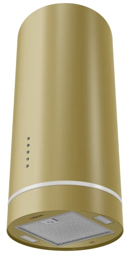 Вытяжка цилиндрическая пристенная Meferi TUBE35GOLD COMFORT горчично-золотой