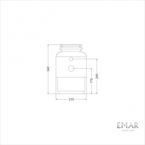 Измельчитель пищевых отходов Emar ATC-WZB390A