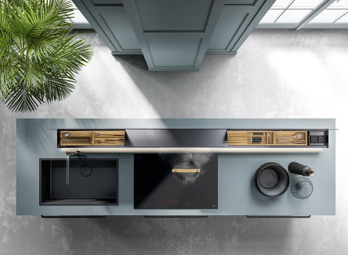 Вытяжка Falmec MONOLITH 90 VETRO NERO