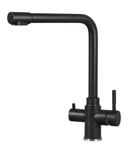 Кухонный смеситель Kuppersberg Geo KG2385CR BLACK METAL