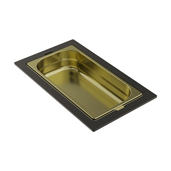 Контейнер Omoikiri DC-03-1-LG нерж.сталь/светлое золото