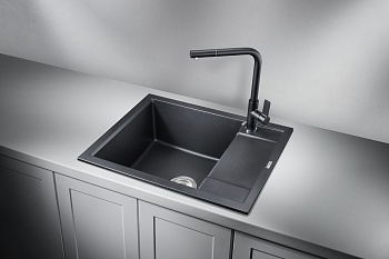 Кухонная мойка Granula Гранула GR-6002, шварц