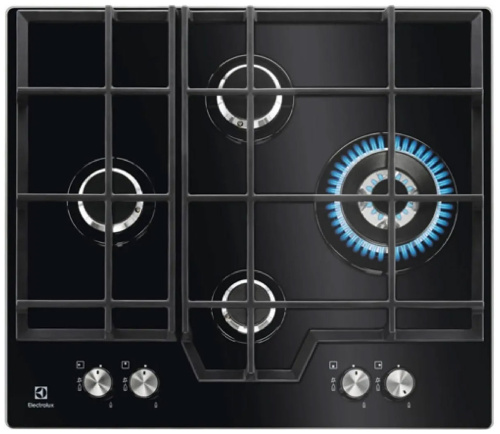 Газовая варочная поверхность Electrolux KGG6456K черный