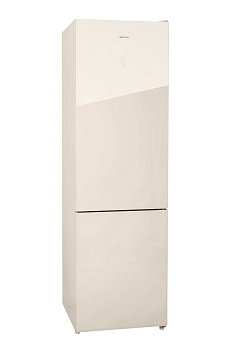 Холодильник Hiberg RFC-400DX NFGY (бежевое стекло)