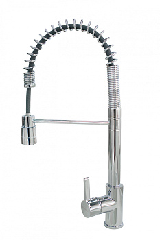 Кухонный смеситель Florentina нержавеющая сталь и хром Орион