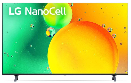 65" Телевизор LG 65NANO756QA, черный