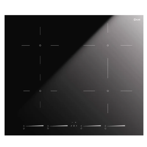 Стеклокерамическая индукционная варочная панель ILVE HCBI604TC/BK