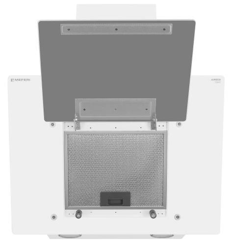 Наклонная пристенная вытяжка Meferi AIRBOX60WH POWER