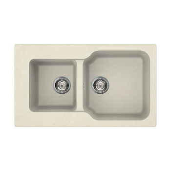 Мойка Omoikiri Maru 86-2-BE Tetogranit/ваниль