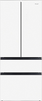 Холодильник Weissgauff WFD 450 Built-in Inverter NoFrost White Glass