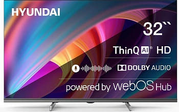 Телевизор LED Hyundai 32" H-LED32BS5100 WebOS Frameless Metal