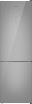 Холодильник Weissgauff WRK 195 D Full NoFrost Dark Grey Glass