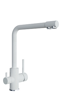 Смеситель Dr. Gans АКЦЕНТ Белый (с чистой водой)