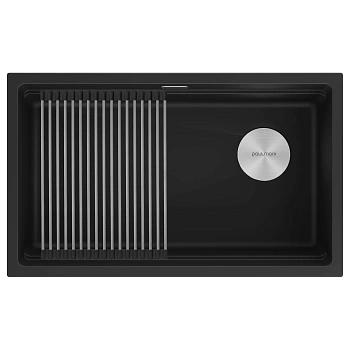 Мойка Paulmark LUMI-PRO 74 UNI, IT-GRANIT, LU-PRO 74-AN антрацит