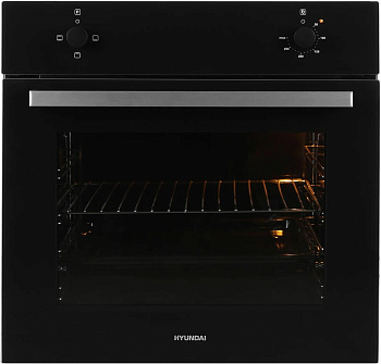 Духовой шкаф электрический Hyundai HEO 6230 BG черное стекло