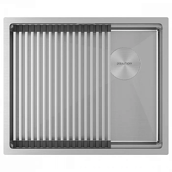 Мойка Paulmark NEXT-PRO 54 UNI, PM705445-BS, брашированная нерж.сталь