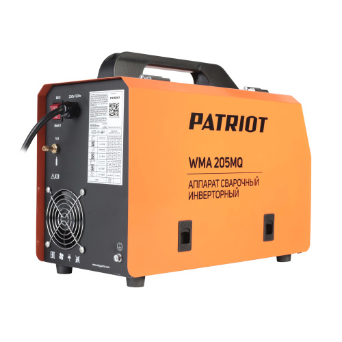 Полуавтомат сварочный инверторный PATRIOT WMA 205MQ MIG/MAG/MMA