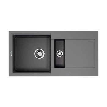 Мойка Omoikiri Sakaime 86-2-GR Tetogranit/leningrad grey