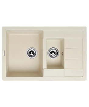 Кухонная мойка Kuppersberg MODENA 1,5B1D ECRU
