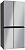 Холодильник LEX LCD450 steel skin Cross Door