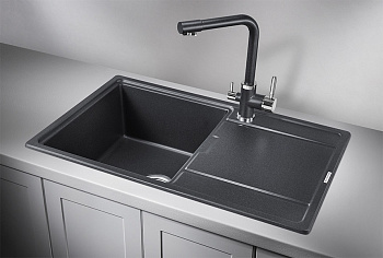 Кухонная мойка Granula Гранула GR-7804, чёрный
