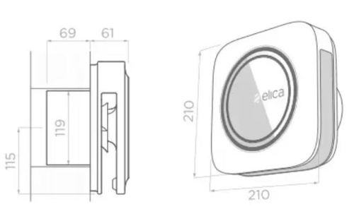Вытяжка Elica SNAP S WI-FI WHITE