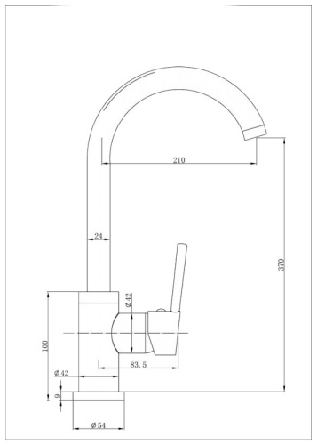Emar 3004.8, смеситель, гранит, морион