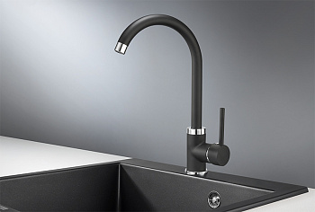 Смеситель для кухни Granula GR-2125, турмалин