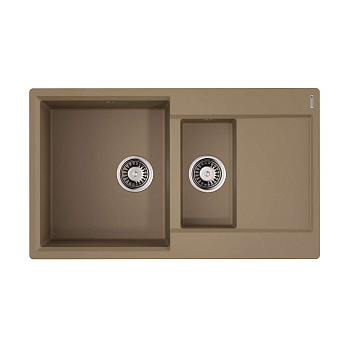 Мойка Omoikiri Daisen 86-2-CA Artgranit/карамель