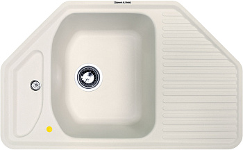Кухонная мойка Zigmund & Shtain ECKIG 800 ИНД.ВАНИЛЬ