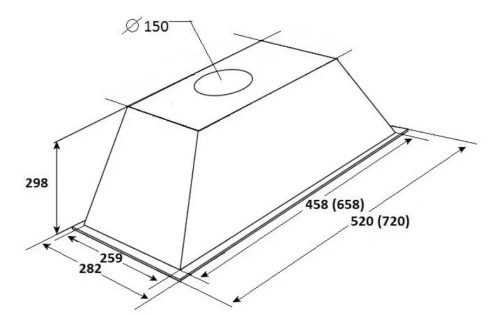 Вытяжка Kuppersberg INLINEA 72 XE