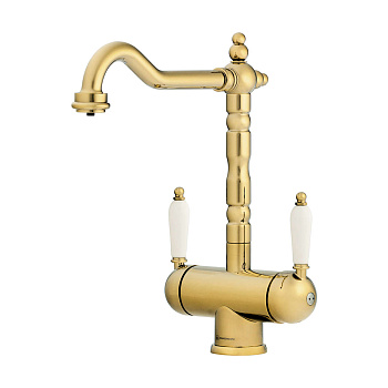 Смеситель Omoikiri Amagasaki-G латунь/золото