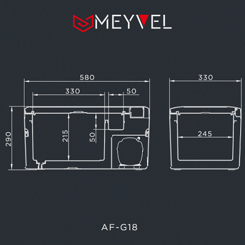 Автохолодильник Meyvel AF-G18