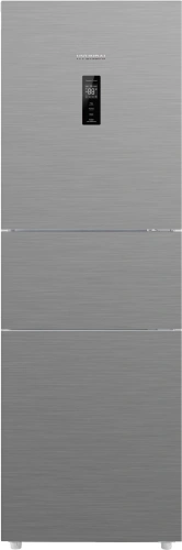 Холодильник Hyundai CM30073F 3-хкамерн. нержавеющая сталь