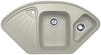 Кухонная мойка Zigmund & Shtain ECKIG 1000.2 РЕЧН.ПЕСОК
