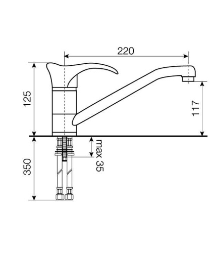 Кухонный смеситель Kuppersberg TOPAZ KG2560 WHITE