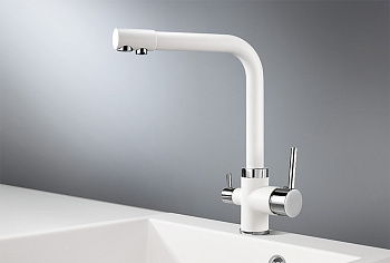 Смеситель для кухни Granula GR-2015, арктик