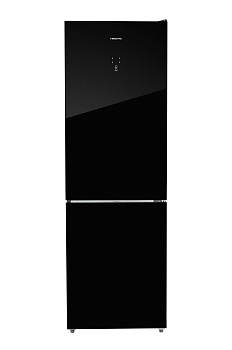 Холодильник Hiberg RFC-375DX NFGB (черное стекло)