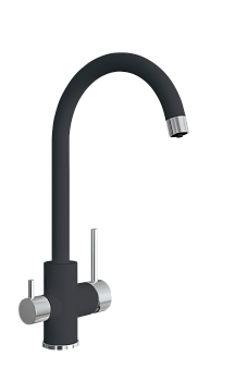 Кухонный смеситель Florentina Клио Антрацит (для чистой воды)