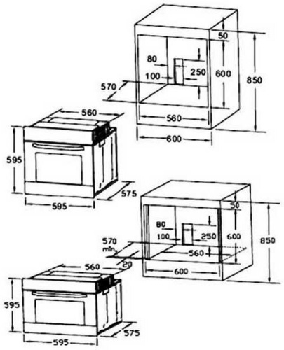 Электрический духовой шкаф Midea MO92170CGB
