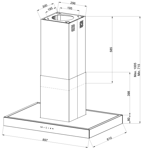 Вытяжка Kuppersberg DUDL 8 BX