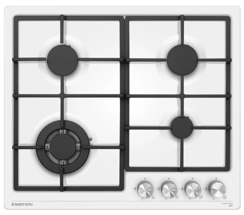 Газовая варочная панель Meferi MGH604WH LIGHT