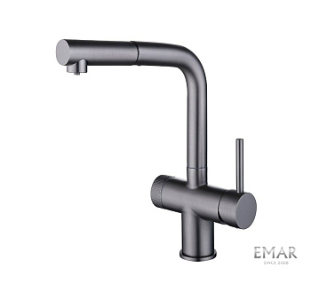 Смеситель Emar  ЕС - 7026 PVD Dark