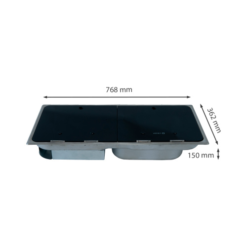 Варочная панель комбинированная с мойкой Libhof MO 9722L Tap +