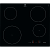 Индукционная варочная панель ELECTROLUX EHH56240IK черный