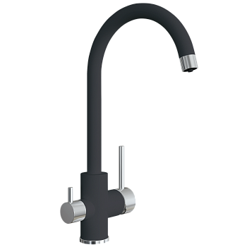 Смеситель Florentina КЛИО FL, антрацит