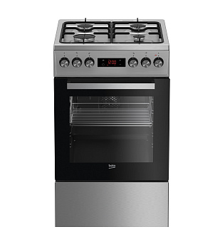 Комбинированная плита Beko FSE52320DXD нержавеющая сталь