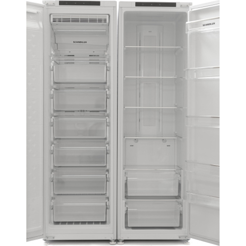 Встраиваемый холодильник Side-by-Side SCANDILUX SBSBI350